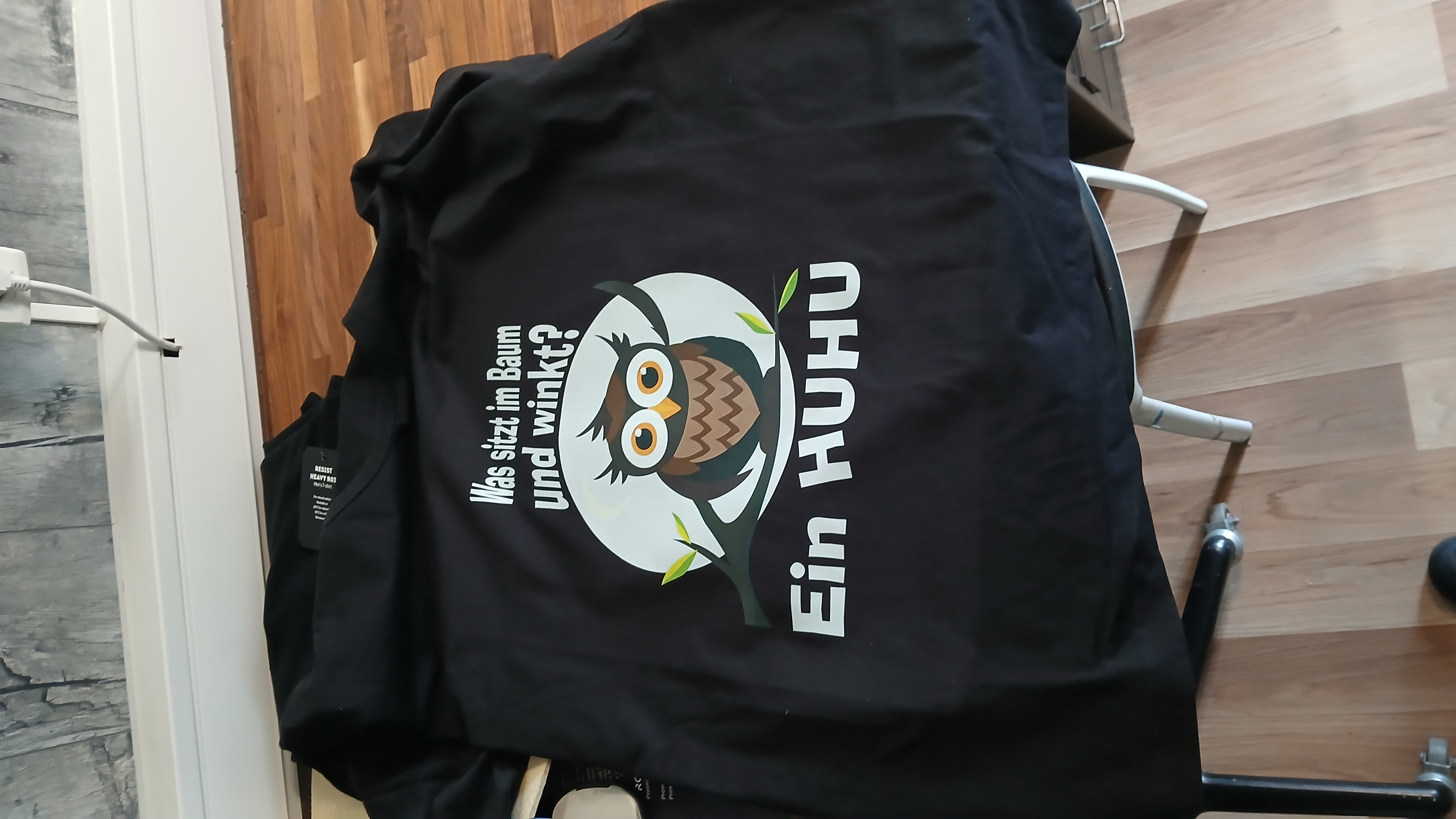HUHU Shirt Textildruck