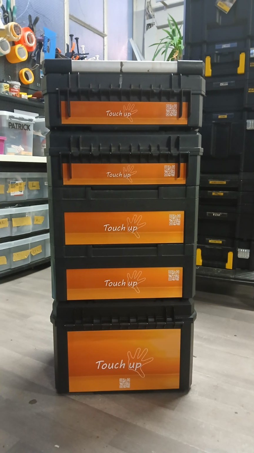 Touch Up Werkzeugkoffer umgesetzt